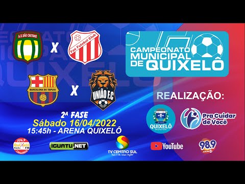 Quixeloense 2022 - SÃO CAETANO (Angicos) x FAÉ // BARCELONA (Tapuio) x UNIÃO (Carnaubinha)