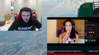 Adin Ross reacts to his sister Naomi talking about condom story 😭
