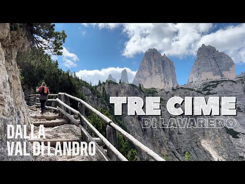 TRE CIME di LAVAREDO - Rifugio Locatelli - Innerkofler dalla Val di LANDRO ❤ | Drei Zinnen Hütte
