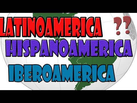 Difference between Latin America, Hispanic America, South America and Ibero-America