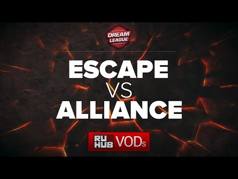 Escape vs  Alliance , DreamLeague Season 6, game 1 [Faker, v1lat]