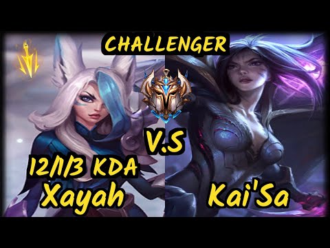 TSM Zven (XAYAH) vs KAI'SA - 12/1/3 KDA BOTTOM ADC CHALLENGER GAMEPLAY - NA