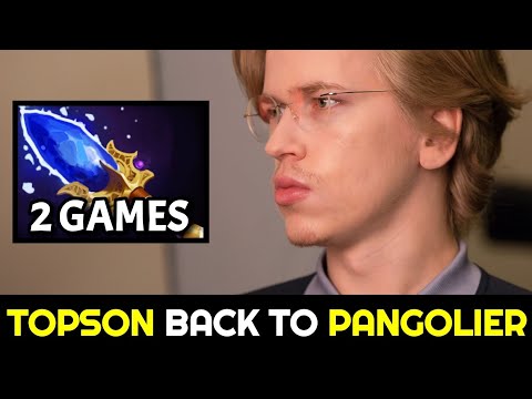 TOPSON back to PANGOLIER (2 Games) Scepter Build Dota 2