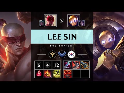 Lee Sin Support vs Blitzcrank - KR Diamond Patch 25.11