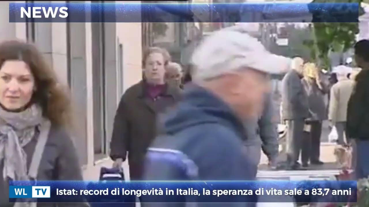 Istat: record di longevità in Italia, la speranza di vita sale a 83,7 anni