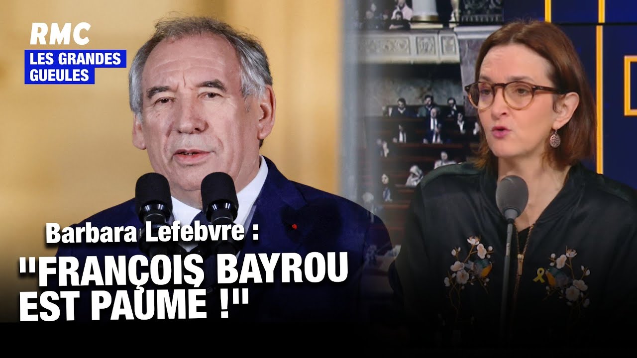 Gouvernement : la colère de Barbara Lefebvre contre François Bayrou qui ne nommera ni RN, ni LFI