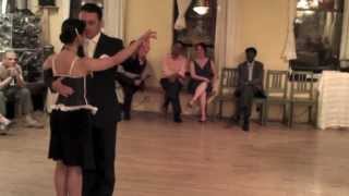 Carolina Juarena & Andres Bravo Tango 1 at Triangulo - Domingo Tango May 5 2013