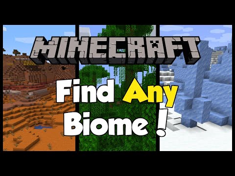 How to Find Any Biome Easily in Minecraft 1.19! (With or Without Cheats/Commands)
