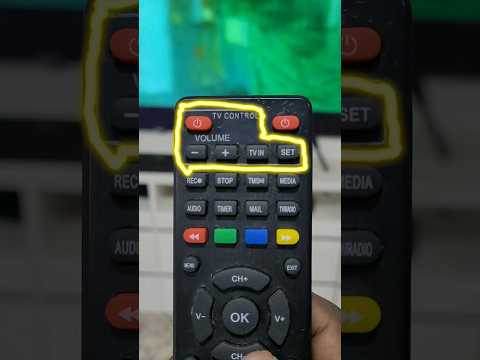 Set Top Box Remote can control ur TV #tp #tech #settopbox #tv #remote #wireless #audio #movie #music