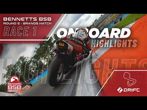 2025 Bennetts British Superbike Championship: RD5 - Brands Hatch - Race 1 onboard highlights