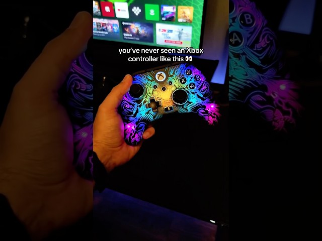 Vídeo relacionado con Mando con cable PowerA Advantage para Xbox Series X|S con Lumectra + tira LED RGB - Negro