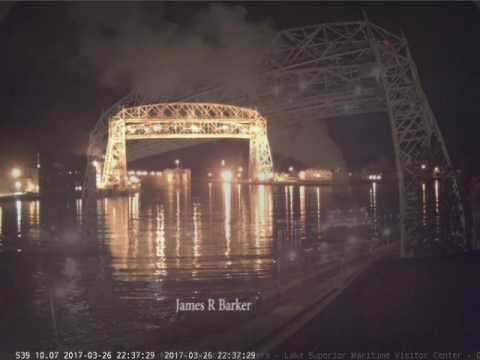 James R Barker arrived Duluth 03/26/2017