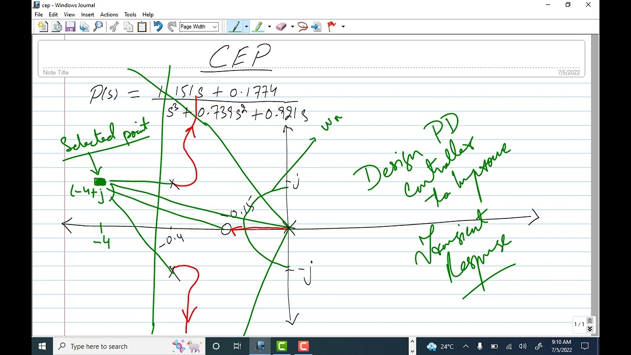 Complex Engineering Problem for Control System