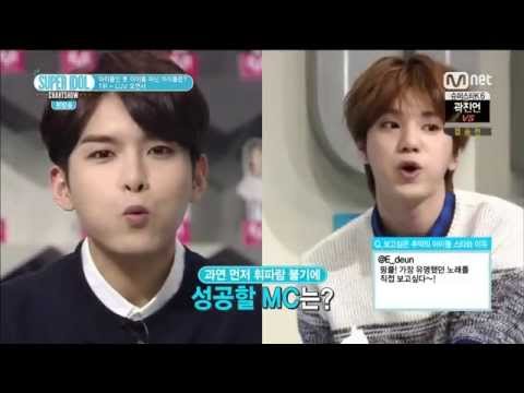 141121 Super idol Chart Show- MC challenge