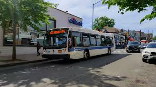 NYCT Bus: 2011 Nova Bus LFS 8029 on the Q31 at 169th Street & Hillside Avenue