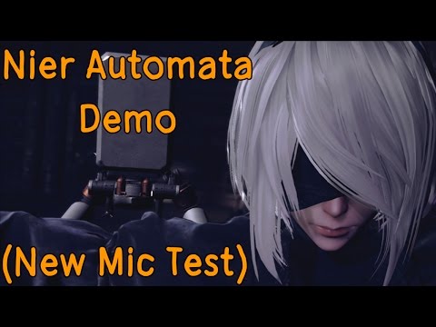 Let's Play Nier Automata Demo 120161128 (New Mic Test)