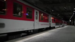 preview picture of video 'City Night Line with dispolok ES64U2 MRCE Taurus @ Basel SBB'