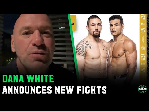 Dana White announces first fights for UFC 300!