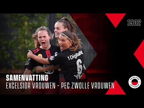 📺 𝗦𝗔𝗠𝗘𝗡𝗩𝗔𝗧𝗧𝗜𝗡𝗚 | Excelsior vrouwen houden verdiend punt over aan duel tegen PEC Zwolle Vrouwen