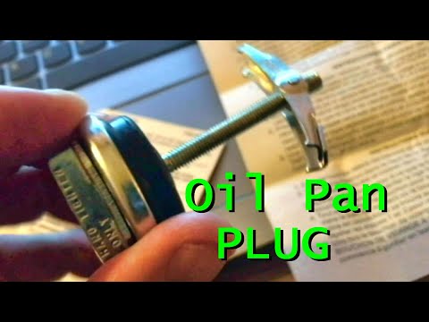 Stripped Oil Pan Drain Hole- Universal Dorman Drain Plug *How to Install & Remove (No Bolt)