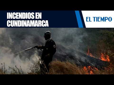 Cundinamarca enfrenta cinco nuevos incendios forestales en varios municipios | EL TIEMPO