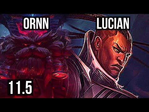 ORNN vs LUCIAN (TOP) | 600+ games, 4/3/16 | KR Diamond | v11.5