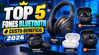 5 Melhores Fones Bluetooth Custo-Benefício de 2026 | Baratos e com ANC