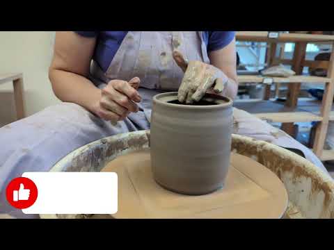 Watch Me Make a Cookie Jar - Part 1 - Throwing on the Potters Wheel