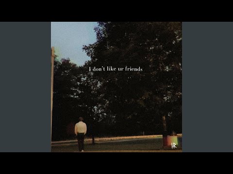 I don't like your friends