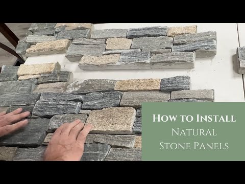 How to Install Natural Stone Panels