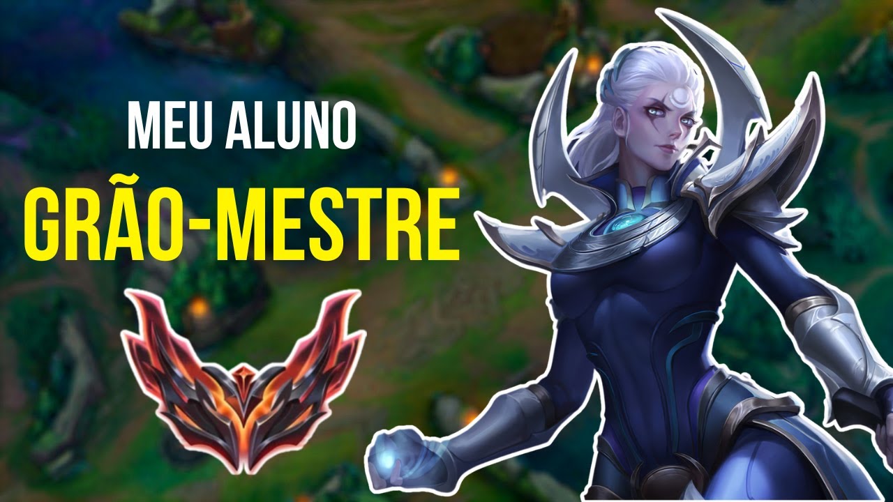 DANDO AULA PRO MEU ALUNO GRAO-MESTRE - Coach League Of Legends