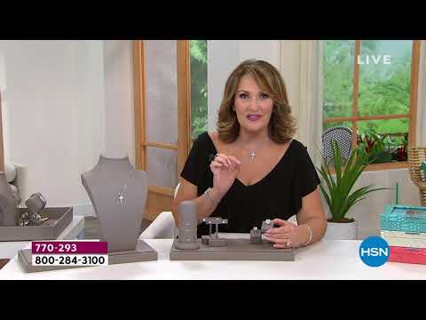 Absolute Sterling Silver Cubic Zirconia Triangular Sides...