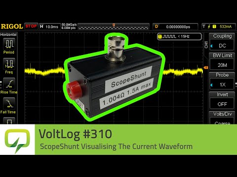 ScopeShunt Visualizing The Current Waveform With Your Oscilloscope | Voltlog #310