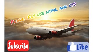 How to make plane fly use css animation |#CUBICLECODER |CUBICLE CODER |#html |#css | @CodeWithHarry​
