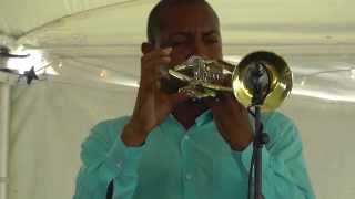 Nick Roseboro--rotary valve trumpet demo, R. S. Berkeley
