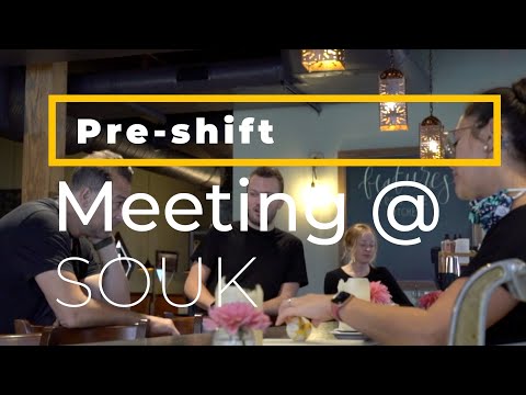 Pre-shift Meeting at Souk
