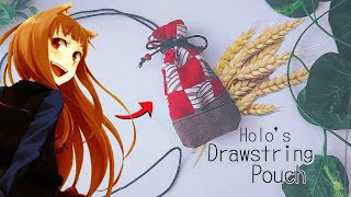 Holo's Drawstring Pouch Necklace Tutorial | Spice and Wolf Cosplay