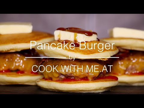 Pancake Smashed Burger - The Ultimate Brunch - COOK WITH ME.AT