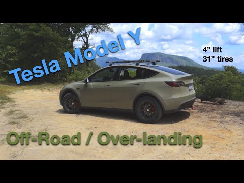 Tesla Model Y Gets Ready For Off Road Experiences With 4 Inch Lift Kit Autoevolution