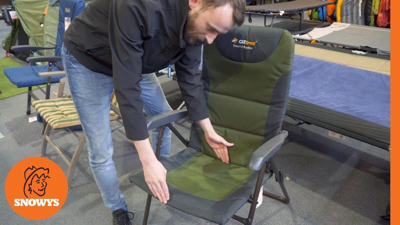 Oztrail Resort 5 Position Recliner Free Delivery Snowys Outdoors