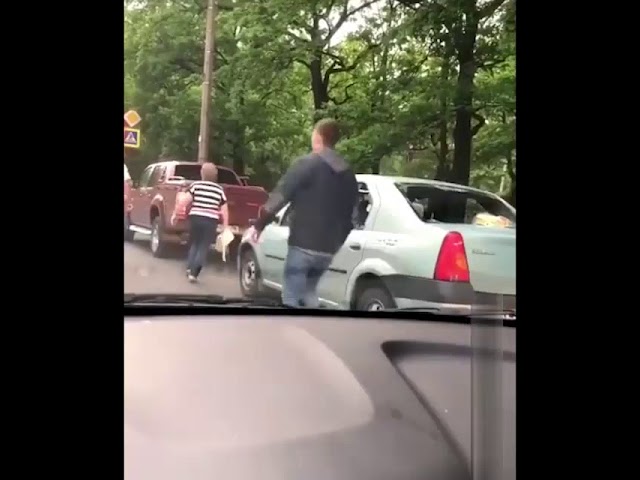 Дорожная дуэль в Санкт-Петербурге