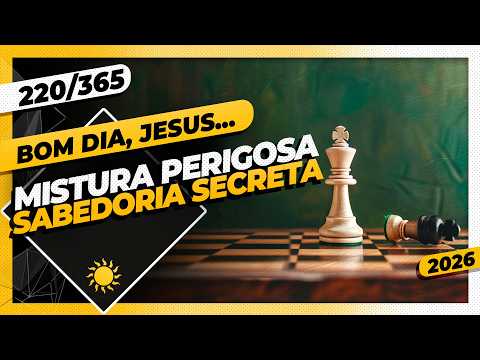 MISTURA PERIGOSA: SABEDORIA SECRETA – Bom dia, Jesus! 220/365 (2026)