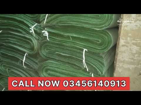 Canvas febric green wax treated tarpaulin