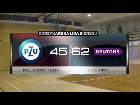 PZU Sport Team vs Dentons - IX kolejka - Warszawa - Koszykarska Liga Biznesu