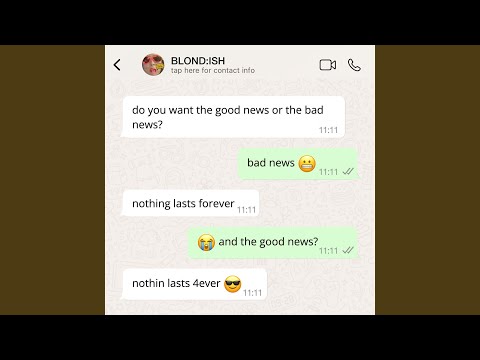 BLOND:ISH - nothin lasts 4ever