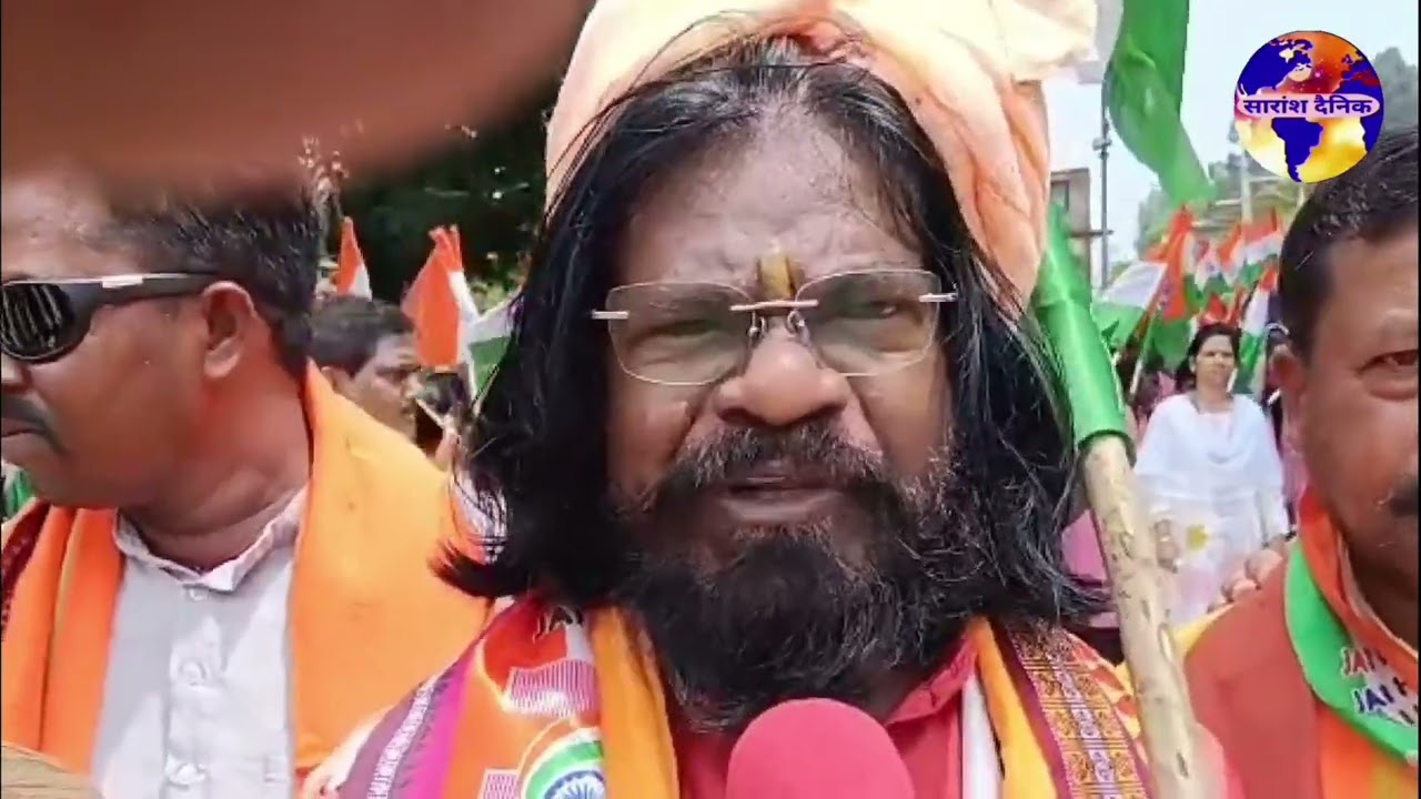 बिसरा में निकली भव्य तिरंगा शोभायात्रा