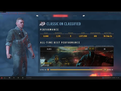 Classified Round 100 in under 4 hours! (Casual Mode) full gameplay | Day 3 of release [BO4 Zombies]