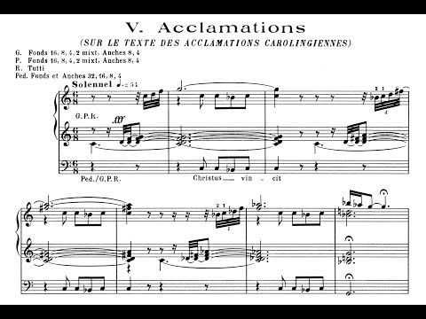 Langlais: Suite médiévale - V. Acclamations