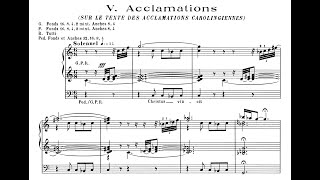 Langlais: Suite médiévale – V. Acclamations