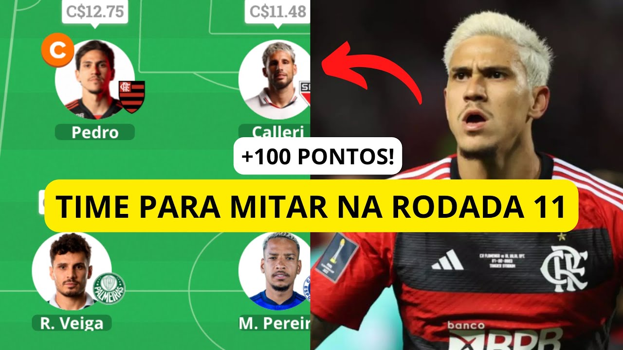 TIME PRONTO PARA MITAR! (NA RODADA 11) - CARTOLA FC 2024